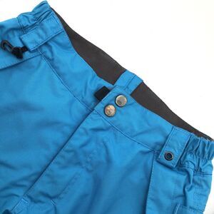 686 Youth Evolution Boys Snowboard Pants Size Medium Blue Winter Sports